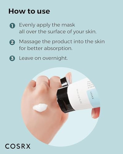 COSRX Ultimate Nourishing Rice Overnight Spa Mask, 60ml | Facial Moisturizer with Rice Extract and Niacinamide