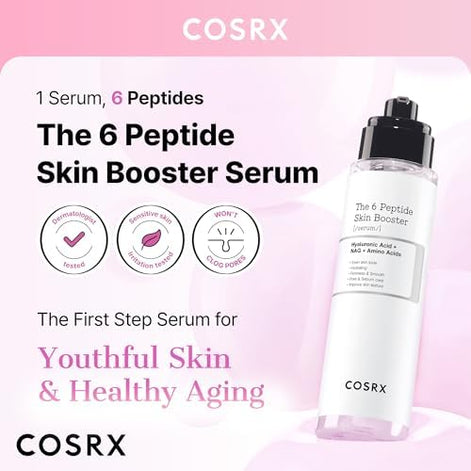 COSRX 6 Peptide Collagen Serum Face Toner For Plump & Even Skin Tone, 150ml