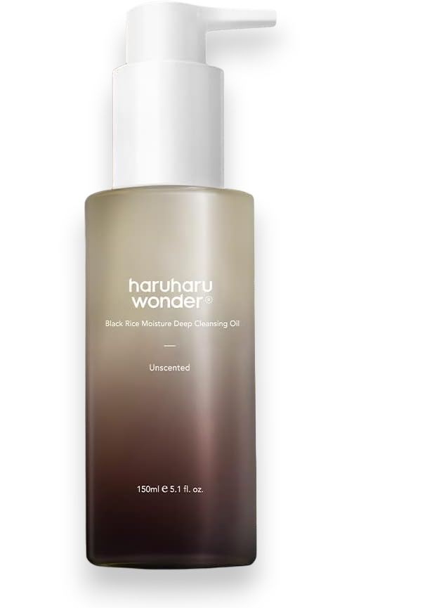 HARUHARU wonder Black Rice Moisture Cleansing Oil, 5.1 fl oz