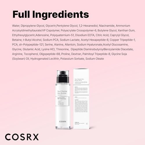 COSRX 6 Peptide Collagen Serum Face Toner For Plump & Even Skin Tone, 150ml