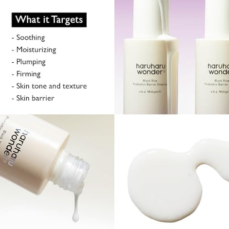 Haruharu Wonder Black Rice Probiotics Barrier Essence 4.05 fl. oz