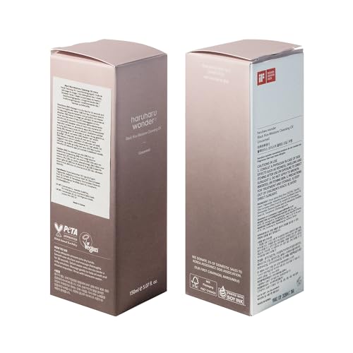 HARUHARU wonder Black Rice Moisture Cleansing Oil, 5.1 fl oz