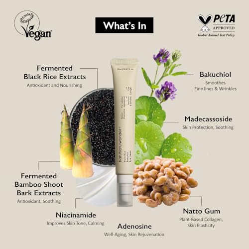 Haruharu Wonder Black Rice Bakuchiol Eye Cream 0.67 fl.oz / 20ml