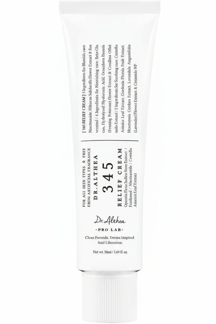Dr.Althea 345 Relief Cream | Daily Face Moisturize | Soothing Recovery & Moisture with Niacinamide 50ml (Pack of 1)