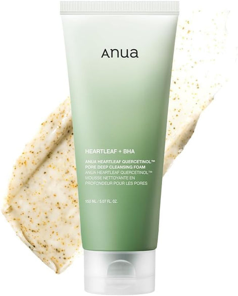 ANUA Heartleaf Quercetinol Pore Deep Cleansing Foam, 150ml/5.07 fl.oz.