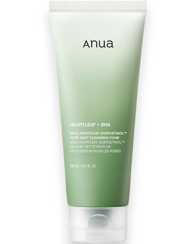 ANUA Heartleaf Quercetinol Pore Deep Cleansing Foam, 150ml/5.07 fl.oz.