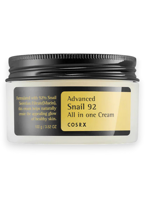 COSRX Advanced Snail 92 All in One Cream, Daily Soothing and Moisturizing Cream, 100g