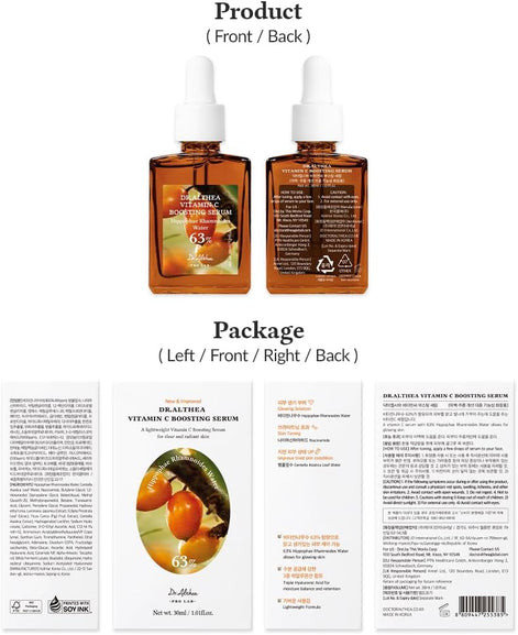 Dr.Althea Vitamin C Boosting Serum | Helps Remove Dark Spots & Uneven Skin Tone | 30ml
