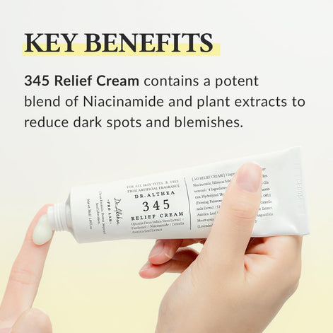 Dr.Althea 345 Relief Cream | Daily Face Moisturize | Soothing Recovery & Moisture with Niacinamide 50ml (Pack of 1)