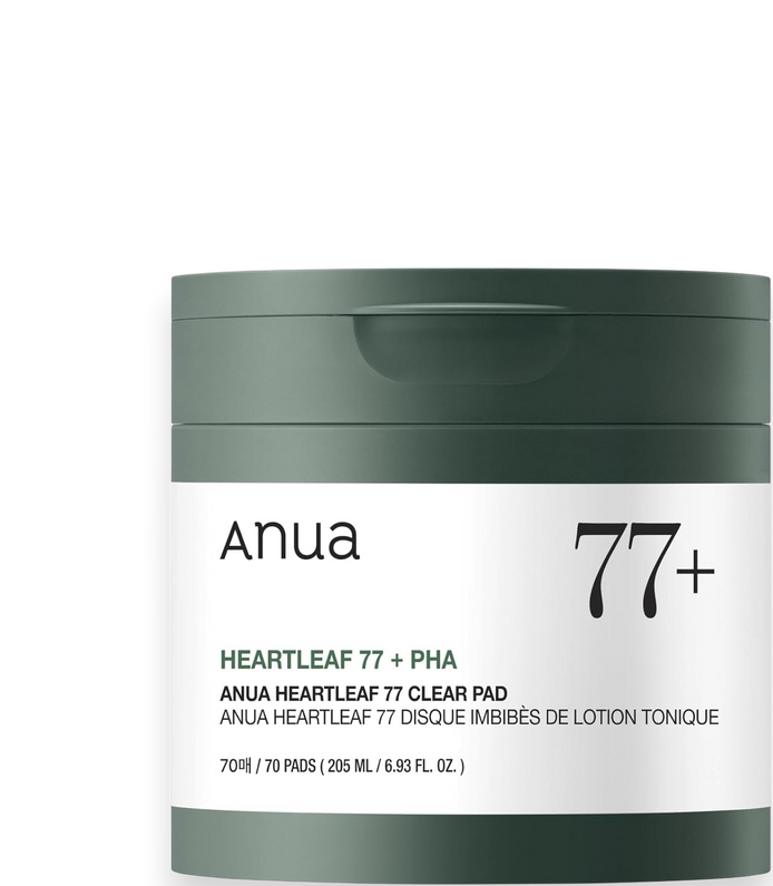 ANUA Heartleaf 77 Toner Pad, Heartleaf Extract, PHA, Centella, Non comedogenic, 70 Pads