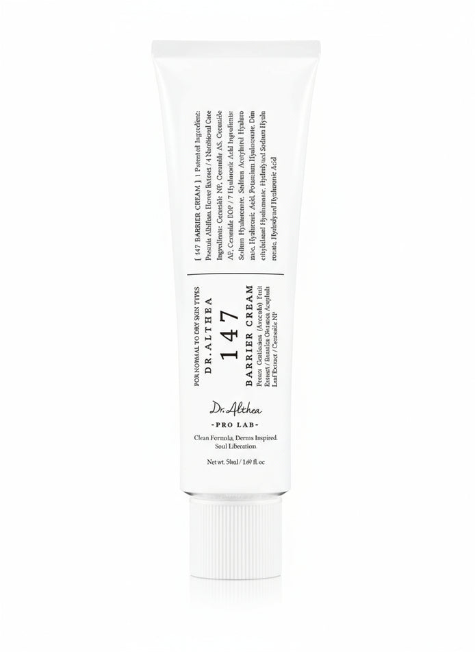 Dr.Althea 147 Barrier Cream | Deep Hydrating with Hyaluronic Acid & Ceramides | 1.7 Fl Oz