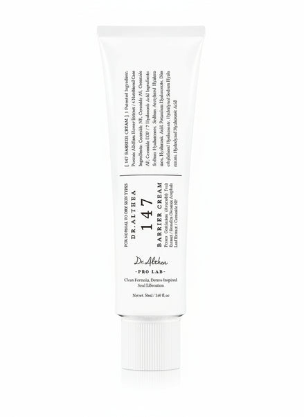 Dr.Althea 147 Barrier Cream | Deep Hydrating with Hyaluronic Acid & Ceramides | 1.7 Fl Oz
