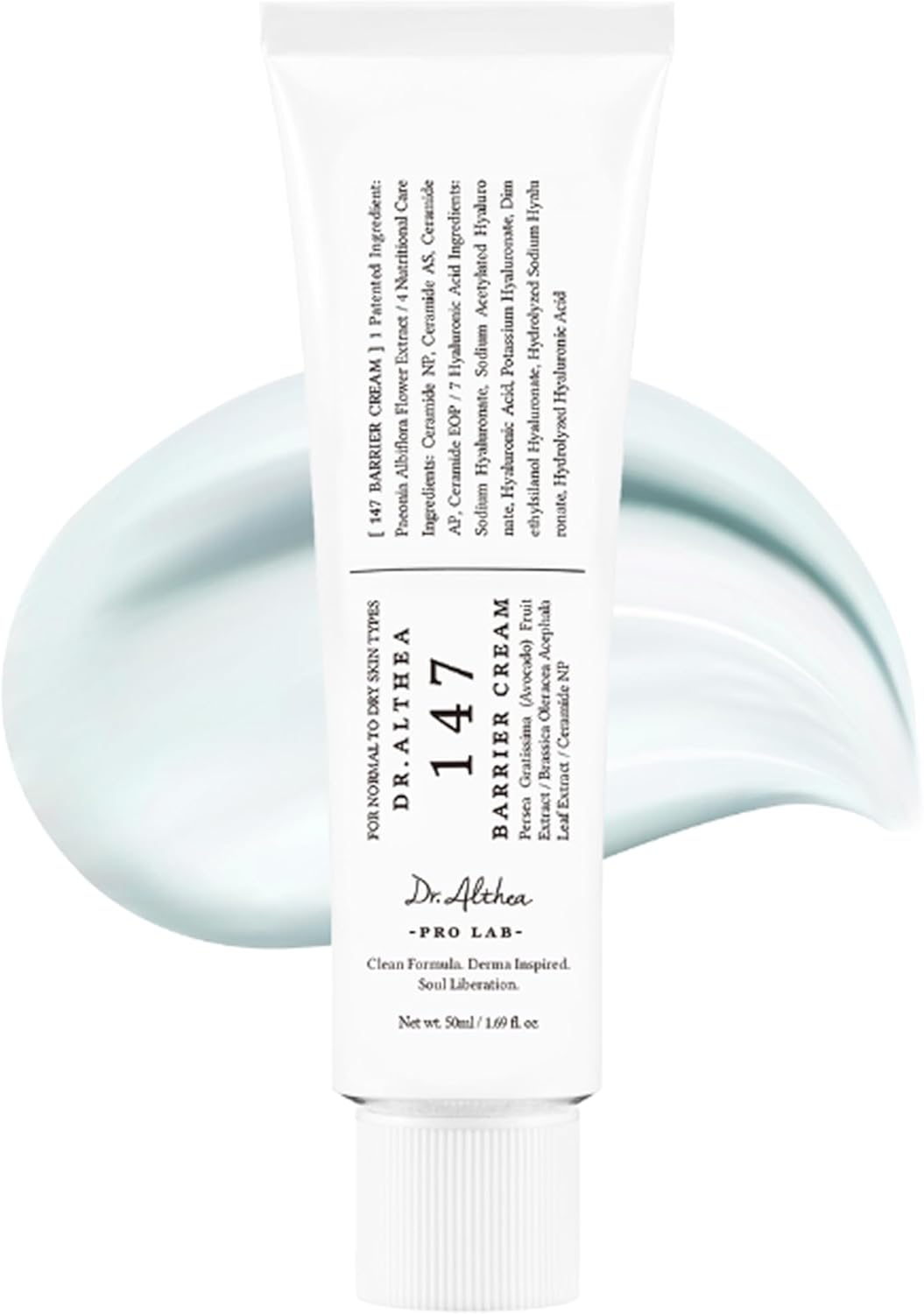 Dr.Althea 147 Barrier Cream | Deep Hydrating with Hyaluronic Acid & Ceramides | 1.7 Fl Oz