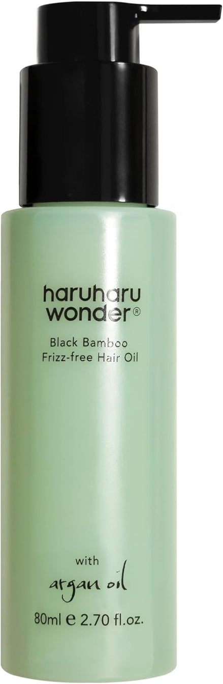 HARUHARU wonder Black Bamboo Frizz-free hair oil, 2.70 fl.oz