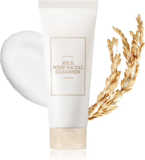 I'm from Rice Whip Facial Cleanser, for Hydrating & Moisturizing (5.07 Fl Oz)