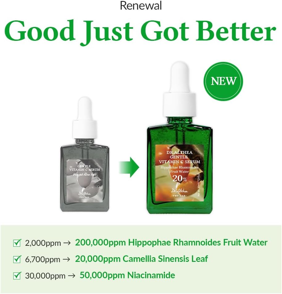 Dr.Althea Gentle Vitamin C Serum | Benefits Skin Tone and Pigmentation for All Skin Types | 30ml