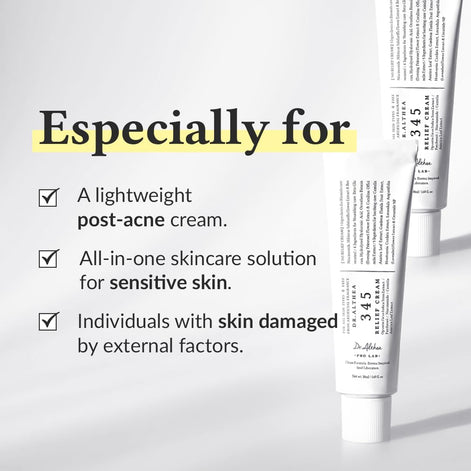 Dr.Althea 345 Relief Cream | Daily Face Moisturize | Soothing Recovery & Moisture with Niacinamide 50ml (Pack of 1)