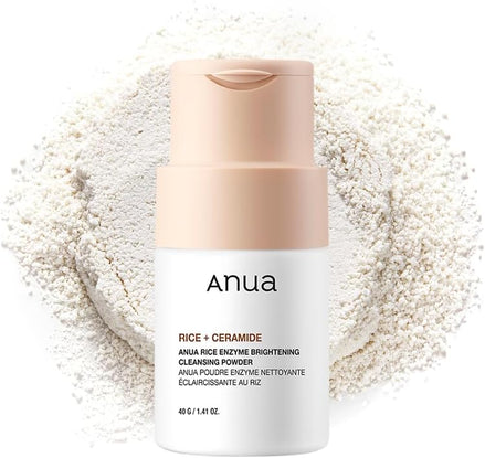 ANUA Rice Enzyme Brightening Cleansing Powder, Fragrance Free, 40g/1.41fl.oz.