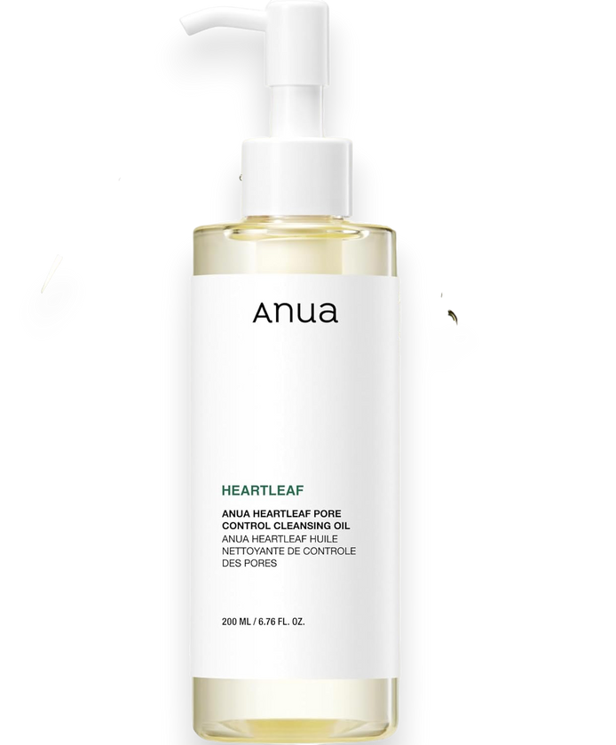 ANUA Heartleaf Pore Control Cleansing Oil, Makeup Blackhead Remover, Original, 200ml/6.76 fl oz