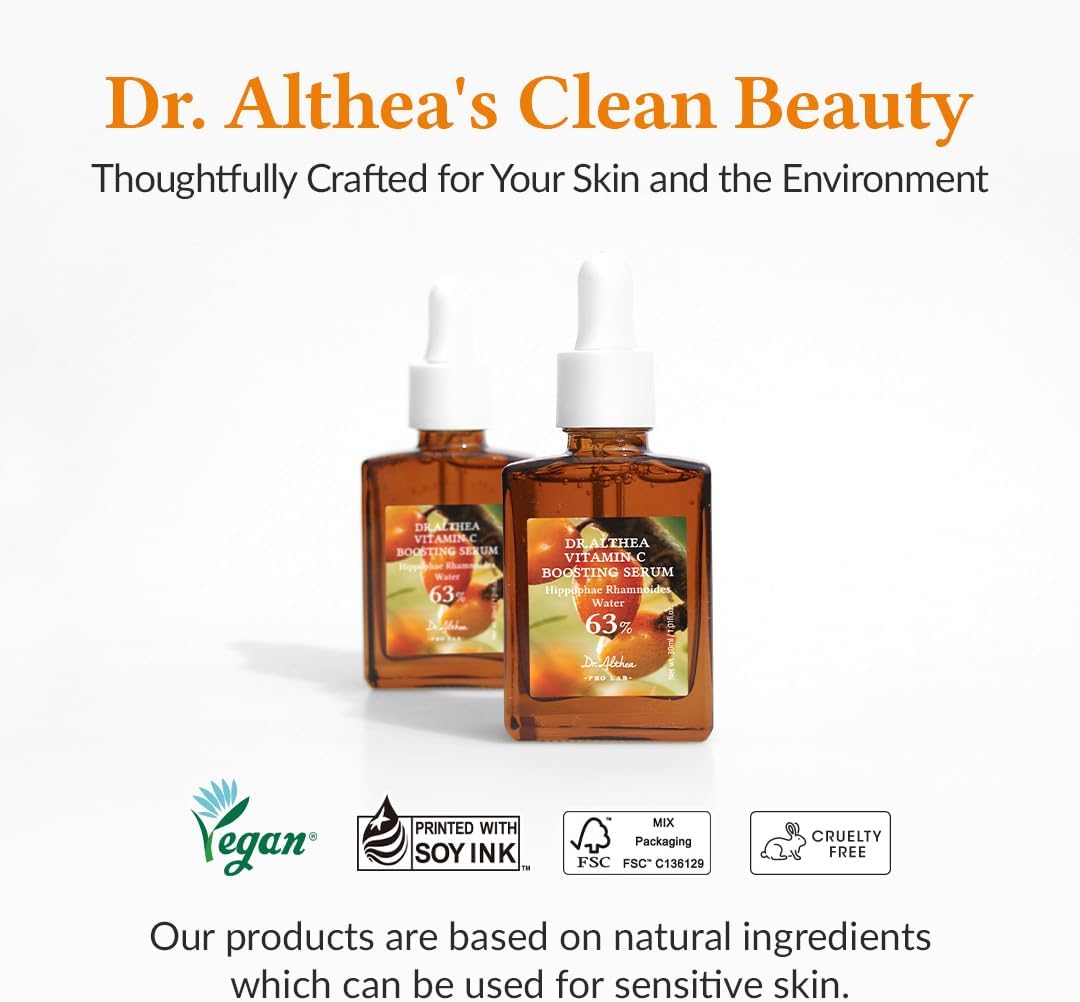 Dr.Althea Vitamin C Boosting Serum | Helps Remove Dark Spots & Uneven Skin Tone | 30ml
