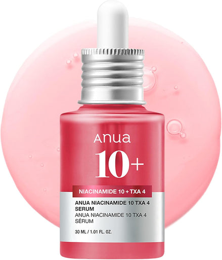 ANUA 10% Niacinamide+ 4% TXA Serum, Fragrance-Free, Dark Spot Serum, 30ml /1.01 fl.oz.