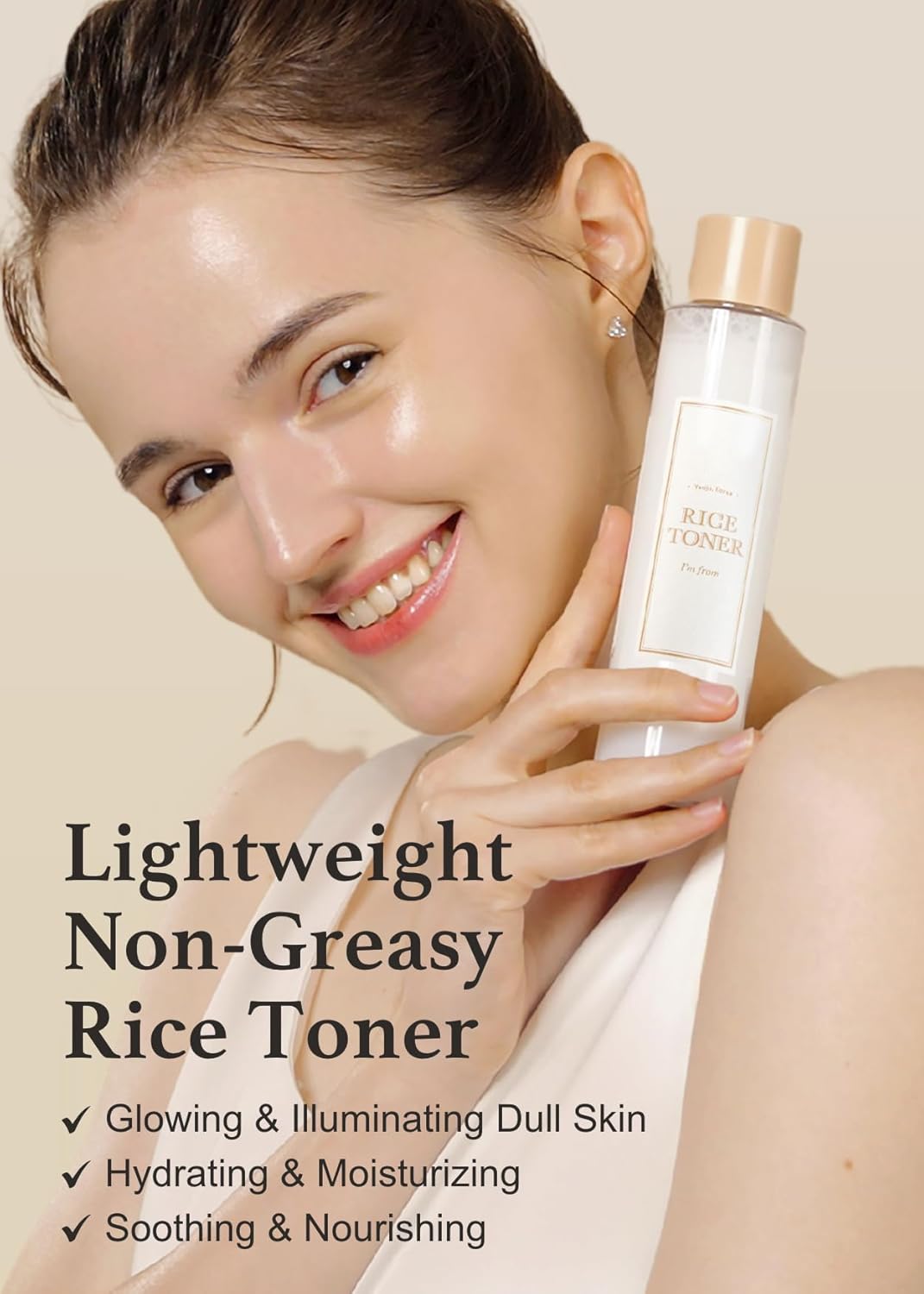 I'm from Rice Toner, 77.78% Rice Extract from Korea, Peta Approved, 5.07 Fl Oz