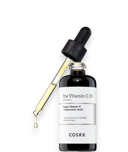 COSRX Pure Vitamin C 23% Serum with Vitamin E & Hyaluronic Acid, Brightening & Hydrating Facial Serum for Fine Lines, Uneven Skin Tone & Dull Skin, Korean Skincare, 0.7oz/20g