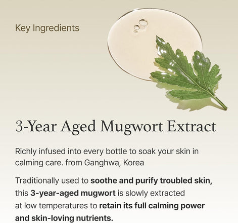 I'm from Mugwort Essence 5.4 Fl Oz | 100% Vegan Mugwort Extract - Soothe Sensitive and Irritated Skin, Redness Relief.