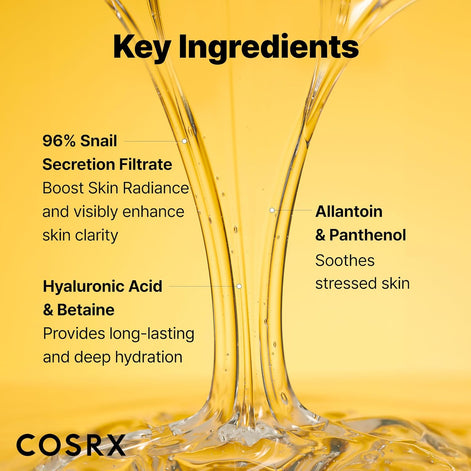 COSRX Advanced Snail 96 Mucin Power Essence 100ml |Cruelty Free, Paraben Free, Alcohol Free