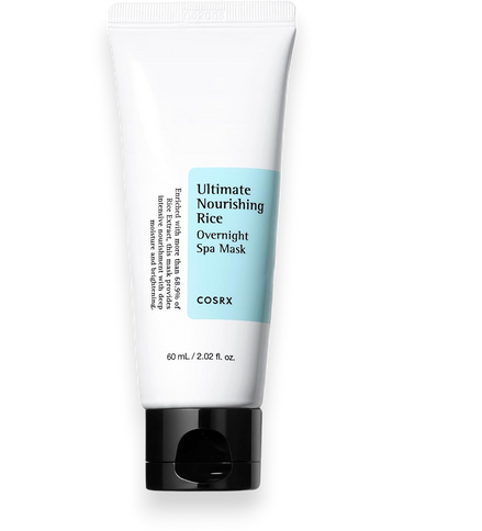 COSRX Ultimate Nourishing Rice Overnight Spa Mask, 60ml | Facial Moisturizer with Rice Extract and Niacinamide