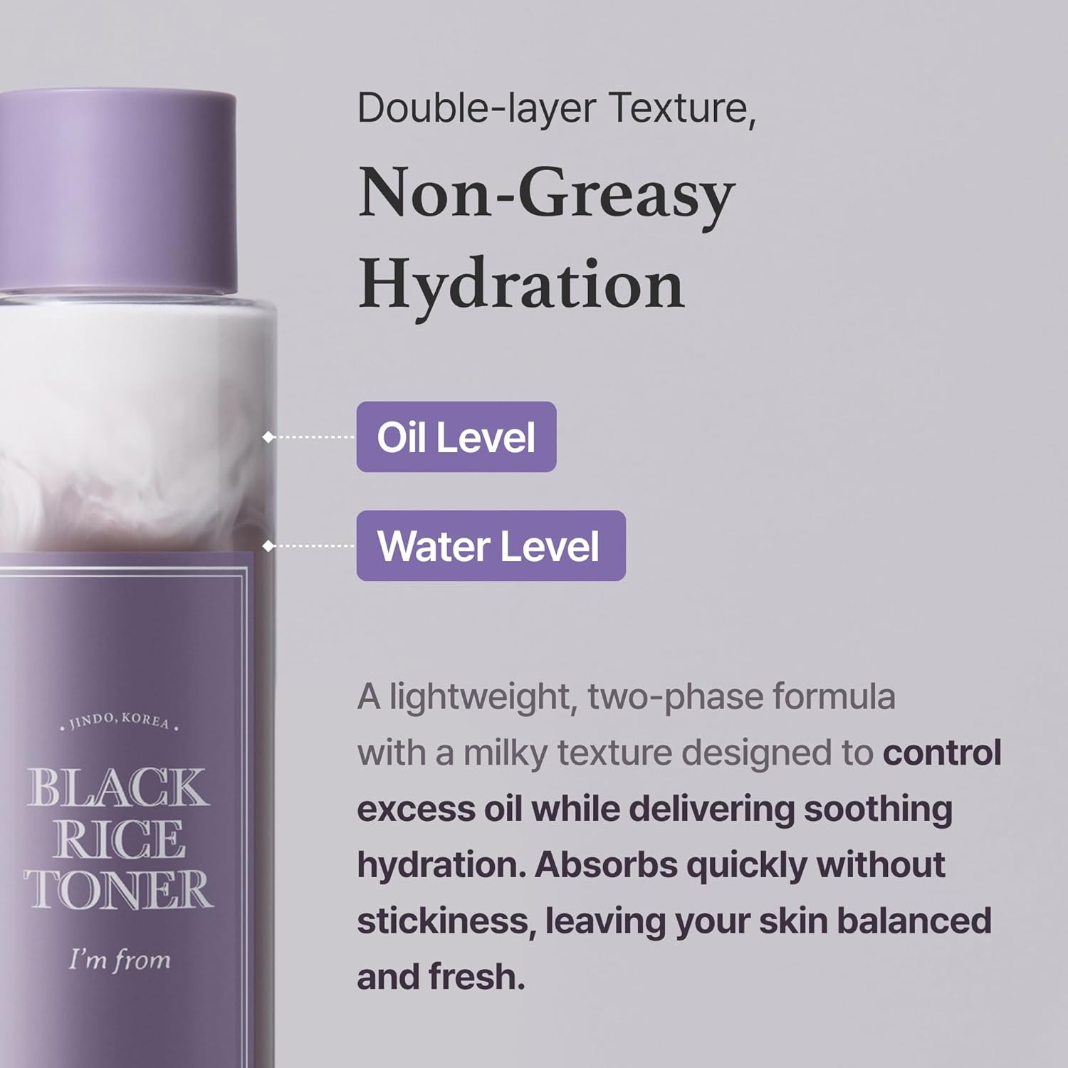 I'm from Black Rice Toner for Oily Skin, 150ml, 5.07 fl.oz