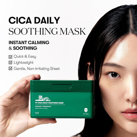 VT COSMETICS CICA Daily Soothing Mask 30 Sheets