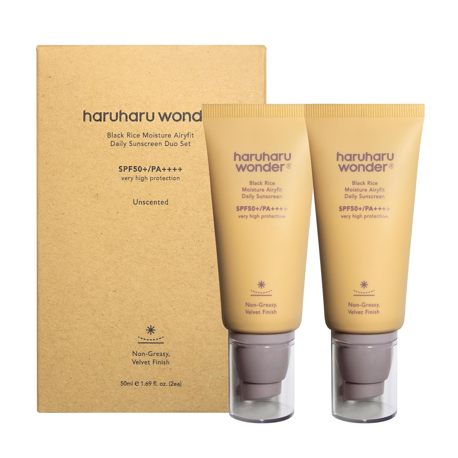 Haruharu Wonder Black Rice Moisture Airyfit Daily Sunscreen 1.69fl.oz